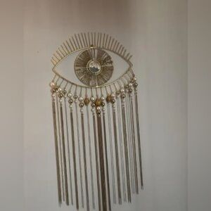 Gold and Silver Eye Wall Hanging Decor